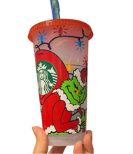 Load image into Gallery viewer, Grinch starbucks cups
